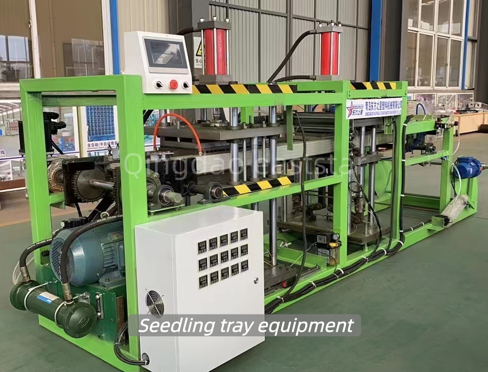 Clientes indios visitan bandejas para plántulas y equipos de control de raíces y analizan soluciones modernas para plantaciones agrícolas