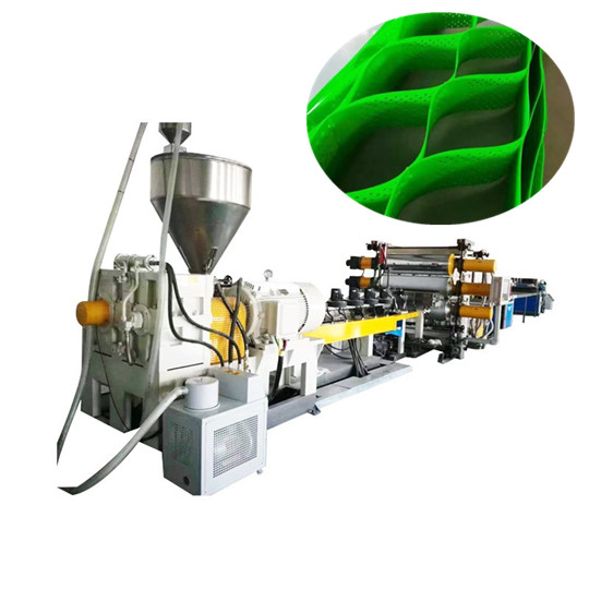 Equipo de extrusión de geomallas