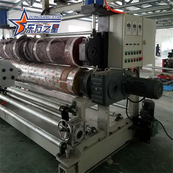 Línea de producción de laminación de alfombrillas para automóviles TPE