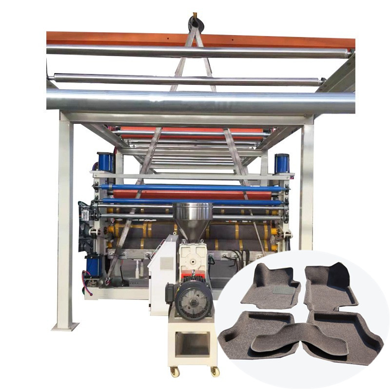 Máquina de termoformado y laminación de TPE para alfombrillas de coche